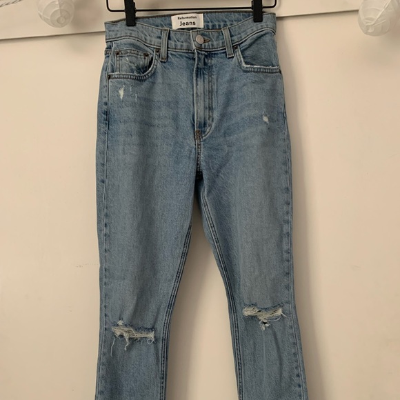 NEVER WORN reformation jeans - size 26 - Picture 1 of 1